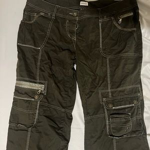 Low rise cargo pants brand pimkie